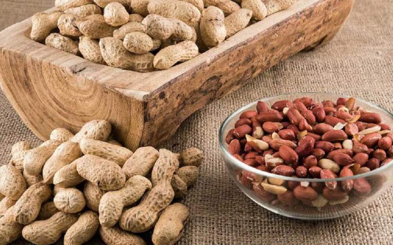 بادام زمینی برای کراتین بالا